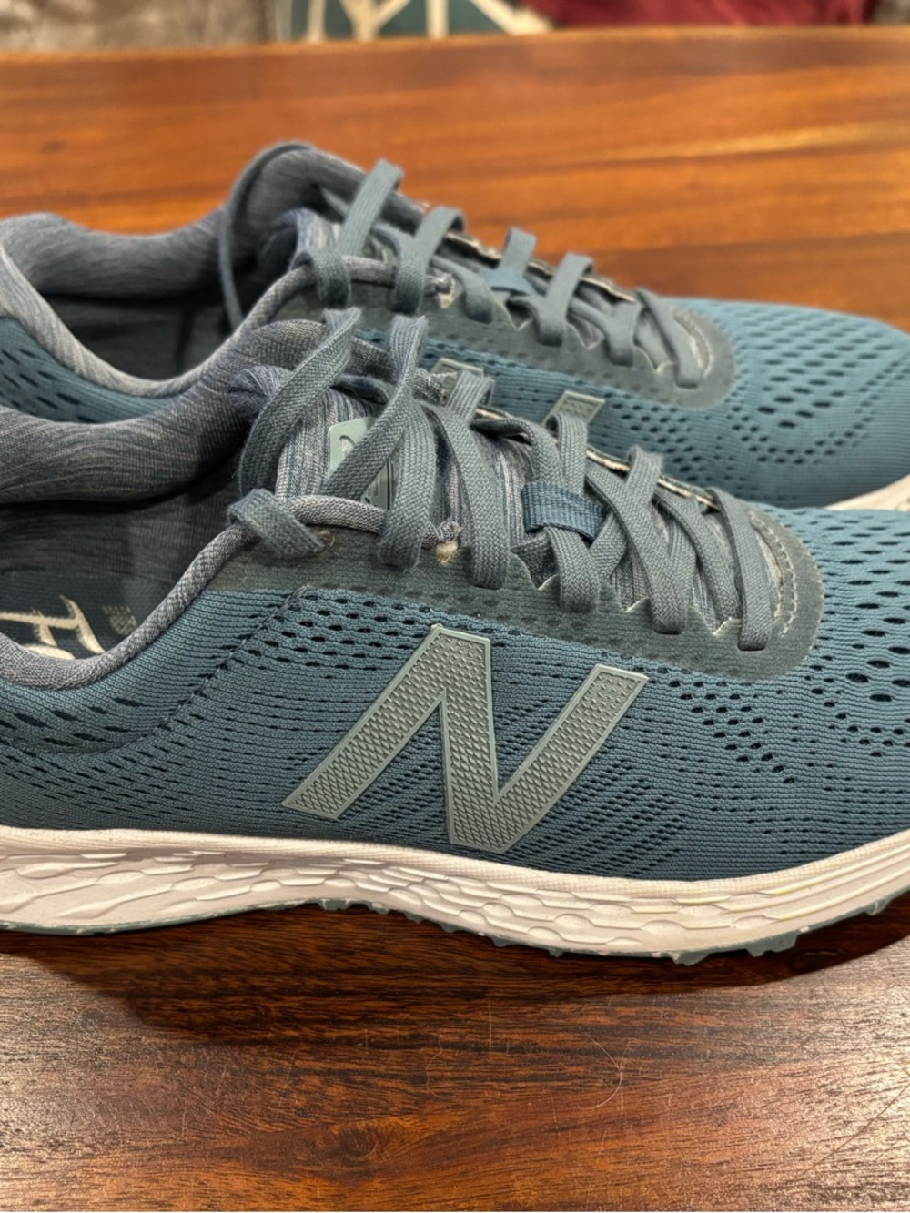 New Balance Warisse 1 Teal Mesh Trainers Fresh Foam